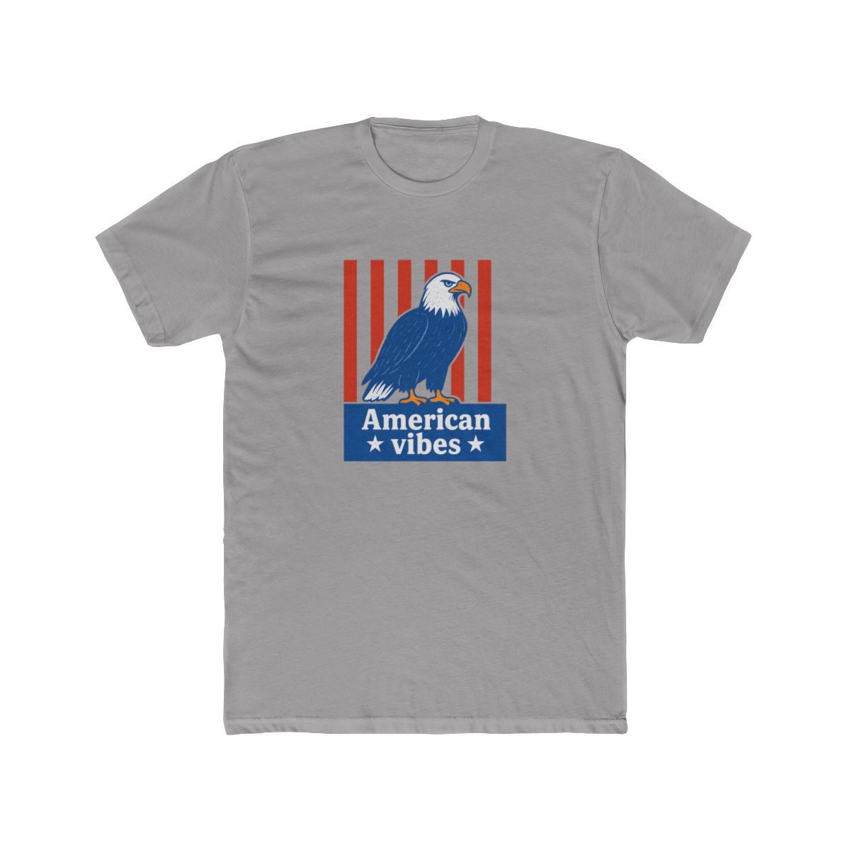 Patriotic Eagle American Vibes Bold T-Shirt - Official t-shirts merchandise