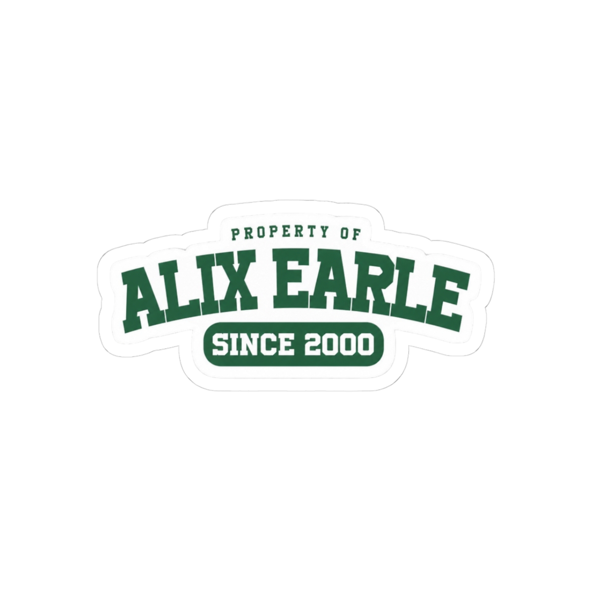 Property of Alix Earle Sticker - Official stickers merchandise