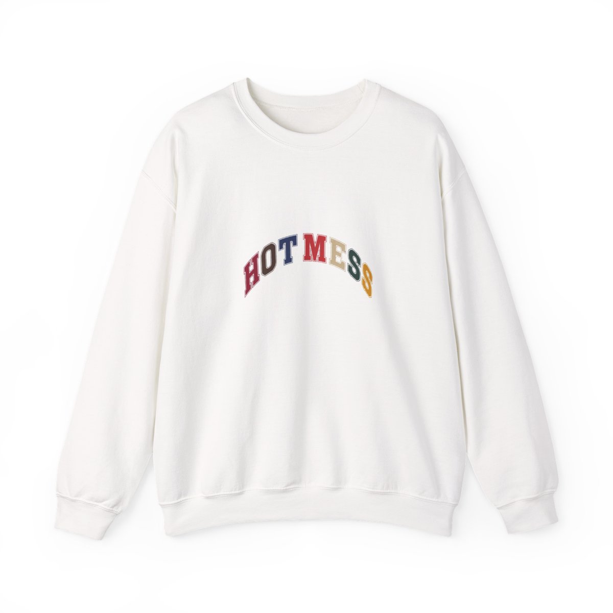 Alix Earle Hot Mess Varsity Heavy Blend™ Crewneck - Official sweatshirts merchandise