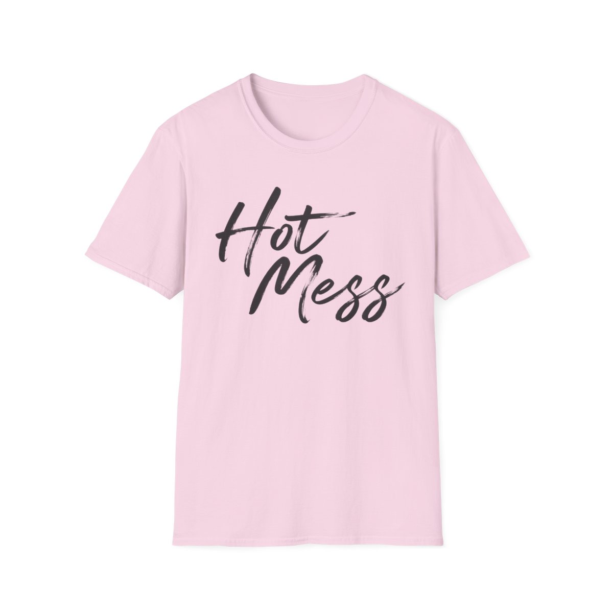 Hot Mess T-Shirt | Script Typography Graphic Tee | Alix Earle & Ashtin Earle Merch | Earl Meets World Merch - alternate angle 3, merchandise