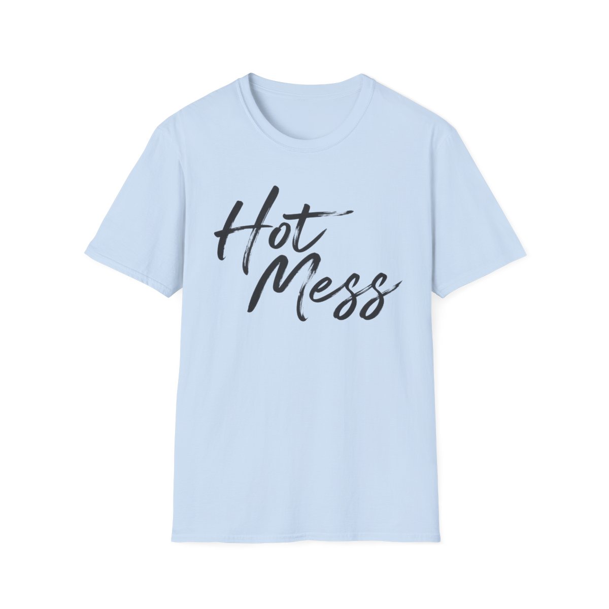 Hot Mess T-Shirt | Script Typography Graphic Tee | Alix Earle & Ashtin Earle Merch | Earl Meets World Merch - alternate angle 2, merchandise
