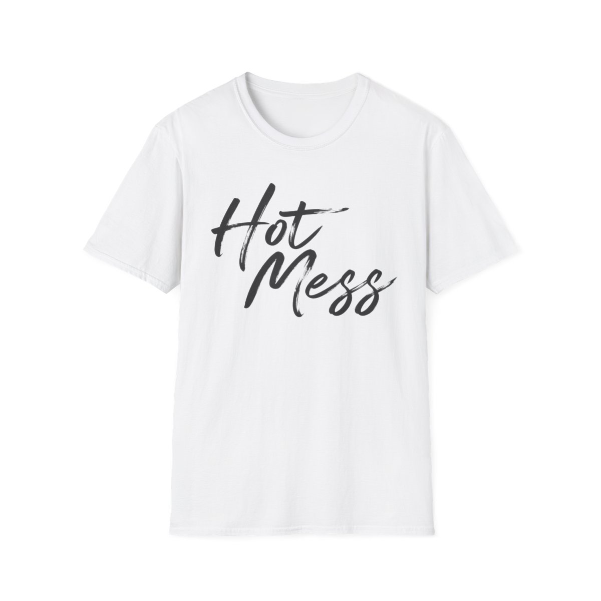 Hot Mess T-Shirt | Script Typography Graphic Tee | Alix Earle & Ashtin Earle Merch | Earl Meets World Merch - Official T-Shirts merchandise