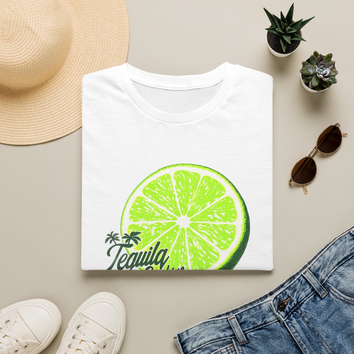 Tequila Lime Slice T-Shirt | Citrus Cocktail Graphic | Alix Earle & Ashtin Earle Merch | Earl Meets World Merch