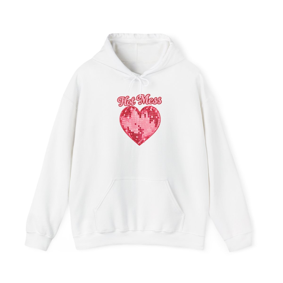 Hot Mess Heart Hoodie | Sequin Heart Graphic Sweatshirt | Alix Earle & Ashtin Earle Merch | Earl Meets World Merch - Official Hoodies merchandise